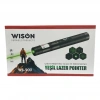 Wison WS-503 100MW 3.7V 3200 mAh Desen Başlıklı Şarjlı Yeşil Lazer Pointer (5324)