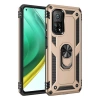 Xiaomi Mi 10t Pro Kılıf Sofya Yüzüklü Silikon Kapak - Gold