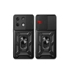 Xiaomi Poco M6 Pro 4g Kılıf Pars Lens Yüzüklü Silikon - Gümüş