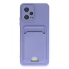 Xiaomi Poco X5 5g Kılıf Kelvin Kartvizitli Silikon - Lila