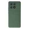 Xiaomi Poco X6 Pro Kılıf Nano İçi Kadife Silikon - Koyu Yeşil