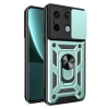 Xiaomi Poco X6 Pro Kılıf Pars Lens Yüzüklü Silikon - Yeşil