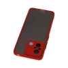 Xiaomi Redmi 12c Kılıf Montreal Silikon Kapak - Kırmızı