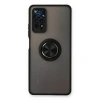 Xiaomi Redmi Note 11 Pro Kılıf Montreal Yüzüklü Silikon Kapak - Siyah