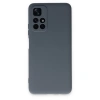 Xiaomi Redmi Note 11t Kılıf Nano İçi Kadife Silikon - Gri