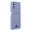 Xiaomi Redmi Note 12 Pro 4g Kılıf Kelvin Kartvizitli Silikon - Lila