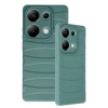 Xiaomi Redmi Note 13 Pro 4g Kılıf Bibercas Silikon Kapak - Koyu Yeşil