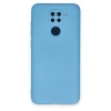 Xiaomi Redmi Note 9 Kılıf Nano İçi Kadife Silikon - Mavi
