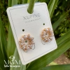 Xuping Taşlı İnci Detaylı Küpe - Kp00206