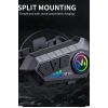 Y10 Kask Kulaklık Bluetooth Motosiklet Kulaklık 5,3 Bluetooth Intercom Motorsiklet Kulaklık