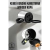 Yazılı Mug Kupa Karıştırıcı Özelliği Ve Paslanmaz Çelik