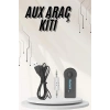 Yeni Nesil Bluetooth Aux Araç Kiti Siyah Tv Tablet Telefon Araç Araba