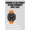Yeni Nesil Çağrı Cevaplayabilen 47 MM Titreşimli Çok Fonksiyonlu Akıllı Saat
