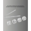Yeniden Kullanılabilir 304 Çelik Metal Buz Küpleri 4lü Set