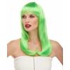 Yeşil Renk Uzun Düz Parti Peruğu (5324)