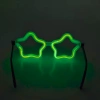 Yıldız Glow Gözlük - Yıldız Şekilli Glow Stick Gözlüğü - Glow Partisi Gözlük 12 Adet (5324)