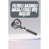 Yüksek Performanslı Masaj Etkili Su Tasarruflu Duş Başlığı Krom Kaplama Uzun Ömürlü