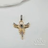 Zirkon Taşlı Pirinç Charmlar - Charm0003