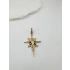 Zirkon Taşlı Pirinç Charmlar - Charm0004