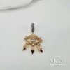 Zirkon Taşlı Pirinç Charmlar - Charm0005