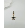 Zirkon Taşlı Pirinç Charmlar - Charm0013