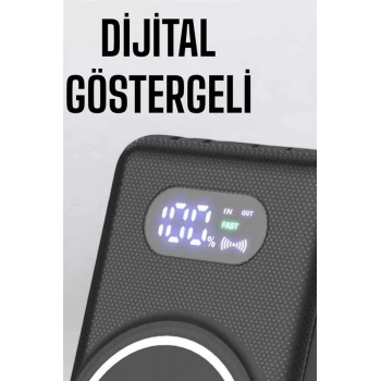 10.000 Mah Powerbank 4 Portlu Hızlı Şarj Dijital Göstergeli