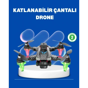 1080P Full HD Katlanabilir Drone Uzun Uçuş Süreli Hafif Tasarım