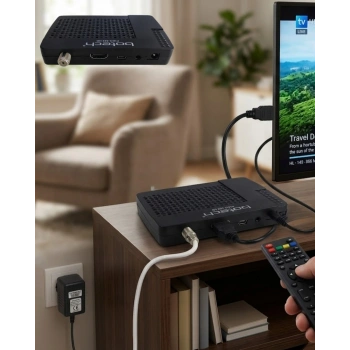 1080p HD Görüntü Kaliteli Uydu Alıcı HDMI Çıkışlı USB Destekli Kolay Kurulum