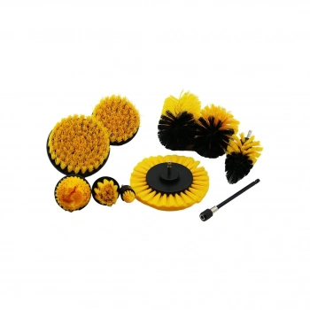 10PCS =9PCS FIRÇA + 1PCS UZATMA APARATI=15CM MATKAP UÇLU FIRÇA SETİ (5324)