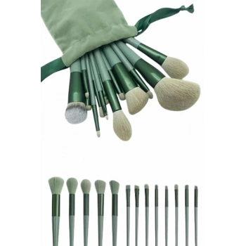 13 Parça Makyaj Fırça Seti Far Kontür Aydnlatıcı Fırçası İz Bırakmaz Hafif Ve Yumuşak