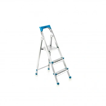 2+1BASAMAKLI METAL MERDİVEN Y: 60CM - 120KG.TAŞIMA KAPASİTESİ (5324)