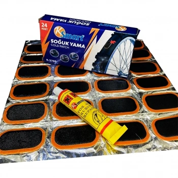 24 PARÇA BİSİKLET TEKER YAMASI SOĞUK YAMA (5324)