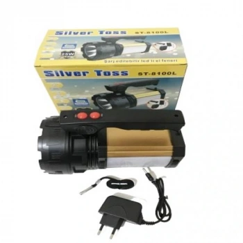 25w Şarj Edilebilir Ledli El Feneri Usb Çıkışlı (5324)