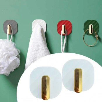 2li Yapışkanlı Retro Askılık Dolap Kapak Kulpu Beyaz (5324)