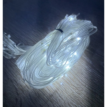 2x2 Perde 192 LED Beyaz Işık - 8 Fonksiyonlu