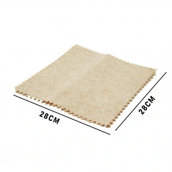 3 PCS 28X28CM YEŞİL LİF KABAK BİTİKİ ÜRETİMİ SAF DOĞAL TEMİZLİK BEZİ (5324)
