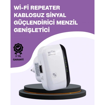 300 Mbps Kablosuz Wifi Menzil Genişletici – Repeater & Ap Modu