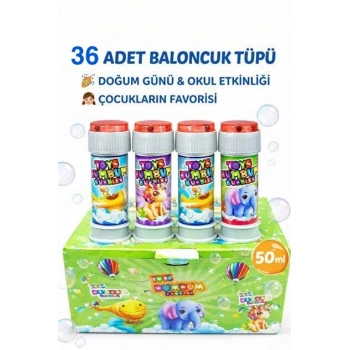 36 ADET BUMBUM BALONCUK KÖPÜK TÜPÜ (5324)