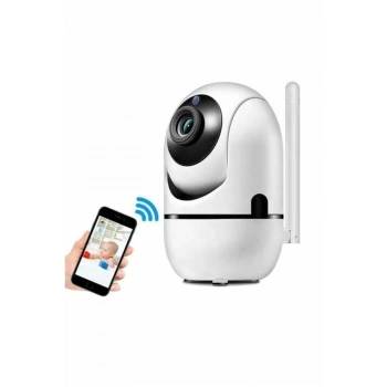 360° Full HD Akıllı Kamera Hareket Sensörlü Wifi Kamera Çocuk Güvenlik Kamerası