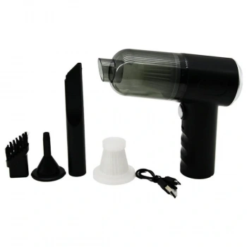 3in1 Araç İçi Kablosuz Şarjlı Mini El Süpürgesi Vakum ve Üfleme (5324)