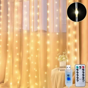 3x3 Kumandalı Perde LED