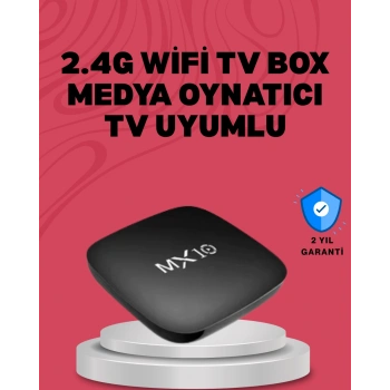 4K UHD Android Medya Oynatıcı 8 GB Hafıza 2 GB RAM Wi-Fi Destekli