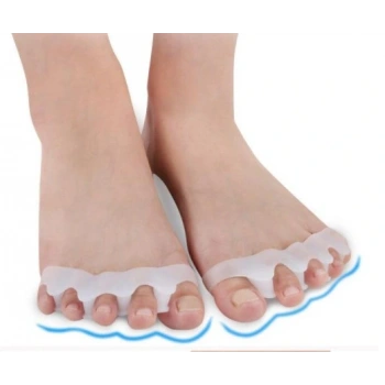 5 Parmak Ayıran Geçmeli Makara Beyaz Renk (5324)