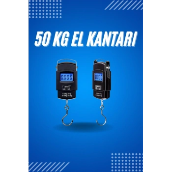 50 Kg Dijital El Terazisi Cep Tartısı El Kantarı Terazi