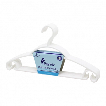 6 PARÇA  PLASTİK GALAXY ELBİSE ASKISI (5324)