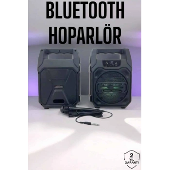 6.5 İnç Kablosuz Hoparlör Bluetooth Bağlantılı Yüksek Ses Kaliteli