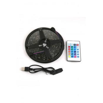 RGB Şerit 30 LED Kumandalı USB Bağlantılı