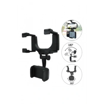 Araba Dikiz Aynasına Takılan Telefon Tutucu