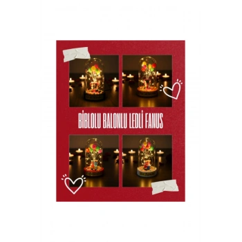 Biblolu Balonlu Ledli Fanus