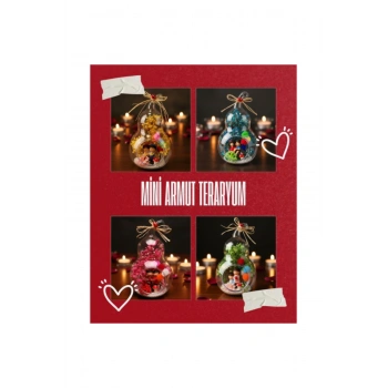Mini Armut Teraryum - Özel Gün Hediyesi
